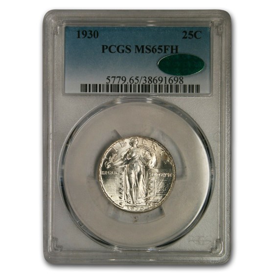 1930 Standing Liberty Quarter MS-65 PCGS CAC (Full Head) 1930 Standing Liberty Quarter MS-65 PCGS CAC (Full Head)